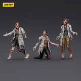 Zombie Pack de 3 Figuras Dark Source Scientists (Female) 8 cm