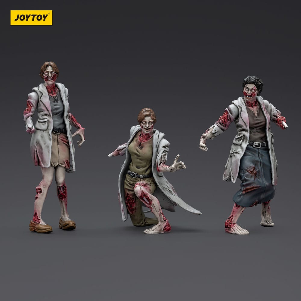 Zombie Pack de 3 Figuras Dark Source Medics 8 cm