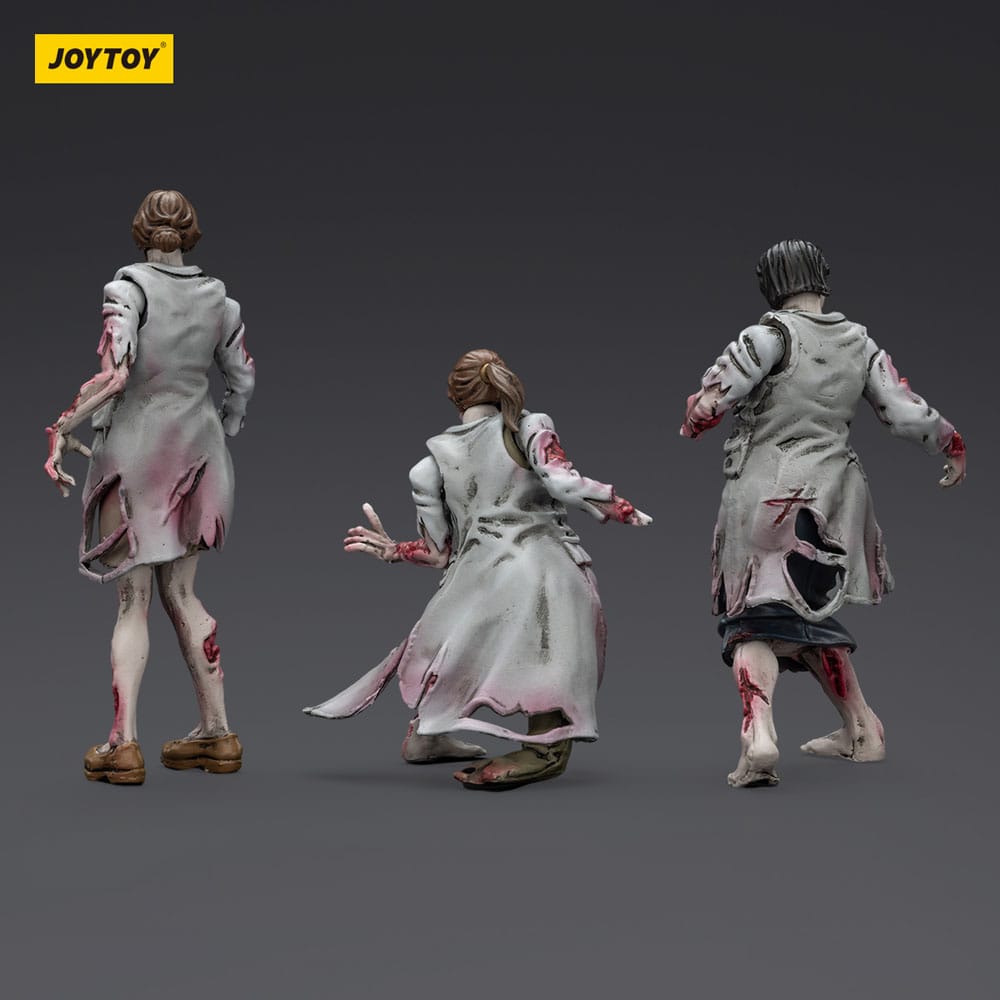 Zombie Pack de 3 Figuras Dark Source Medics 8 cm