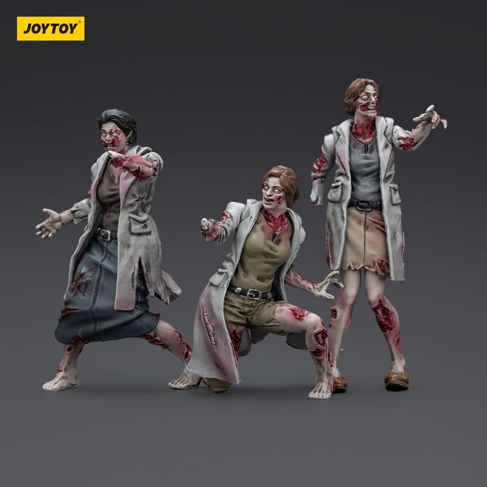 Zombie Pack de 3 Figuras Dark Source Medics 8 cm