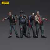 Zombie Pack de 4 Figuras Dark Source Police (Male) 8 cm