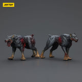 Zombie Pack de 2 Figuras Dark Source Police Dogs 8 cm