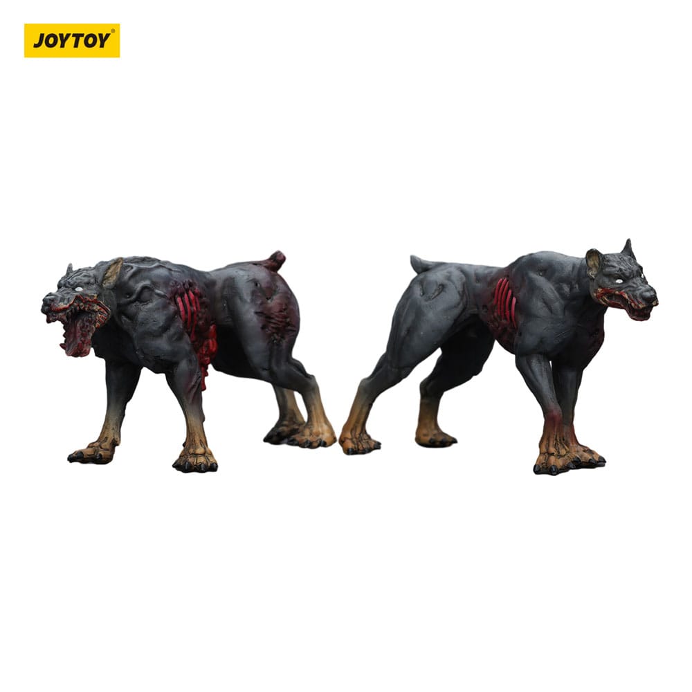 Zombie Pack de 2 Figuras Dark Source Police Dogs 8 cm