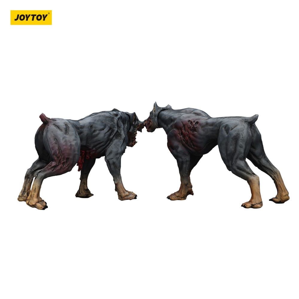 Zombie Pack de 2 Figuras Dark Source Police Dogs 8 cm