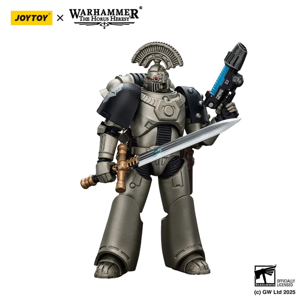 Warhammer The Horus Heresy Figura 1/18 lron Warriors MKVI Tactical Sergeant with Power Sword and Plasma Pistol 12 cm