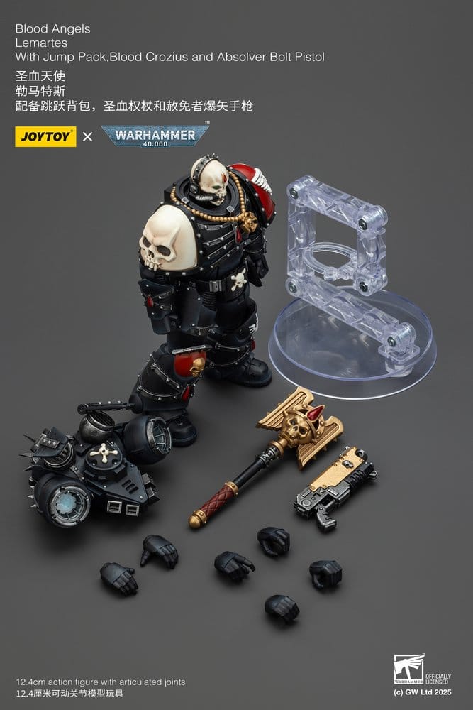 Warhammer 40,000 Figura Blood Angels Lemartes 12 cm