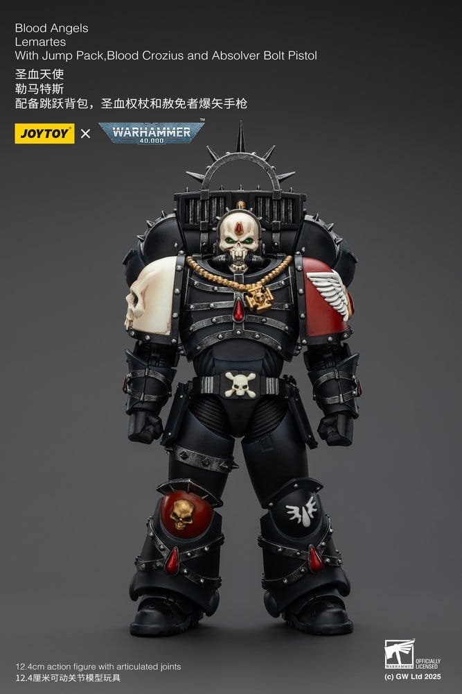 Warhammer 40,000 Figura Blood Angels Lemartes 12 cm