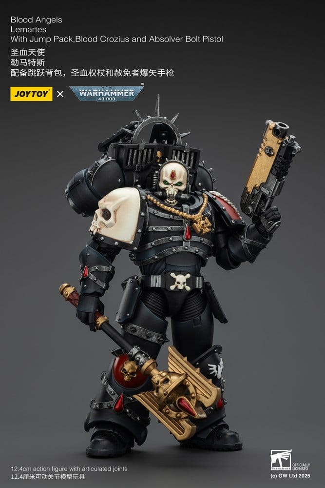 Warhammer 40,000 Figura Blood Angels Lemartes 12 cm