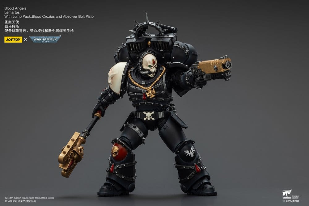 Warhammer 40,000 Figura Blood Angels Lemartes 12 cm