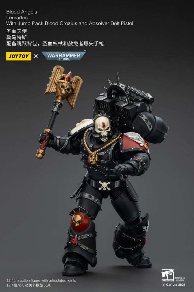 Warhammer 40,000 Figura Blood Angels Lemartes 12 cm