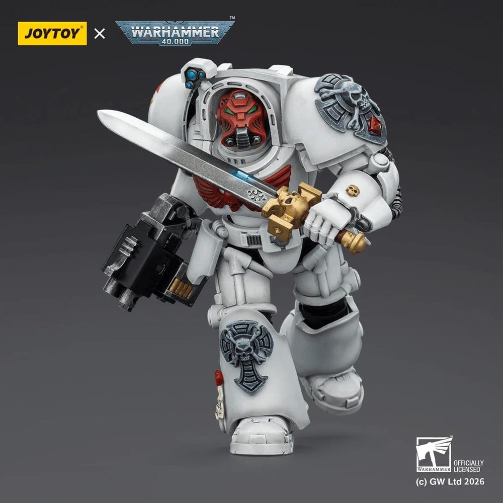 Warhammer 40,000 Figura White Scars Terminator 1 with Power Sword and Storm Bolter 14 cm