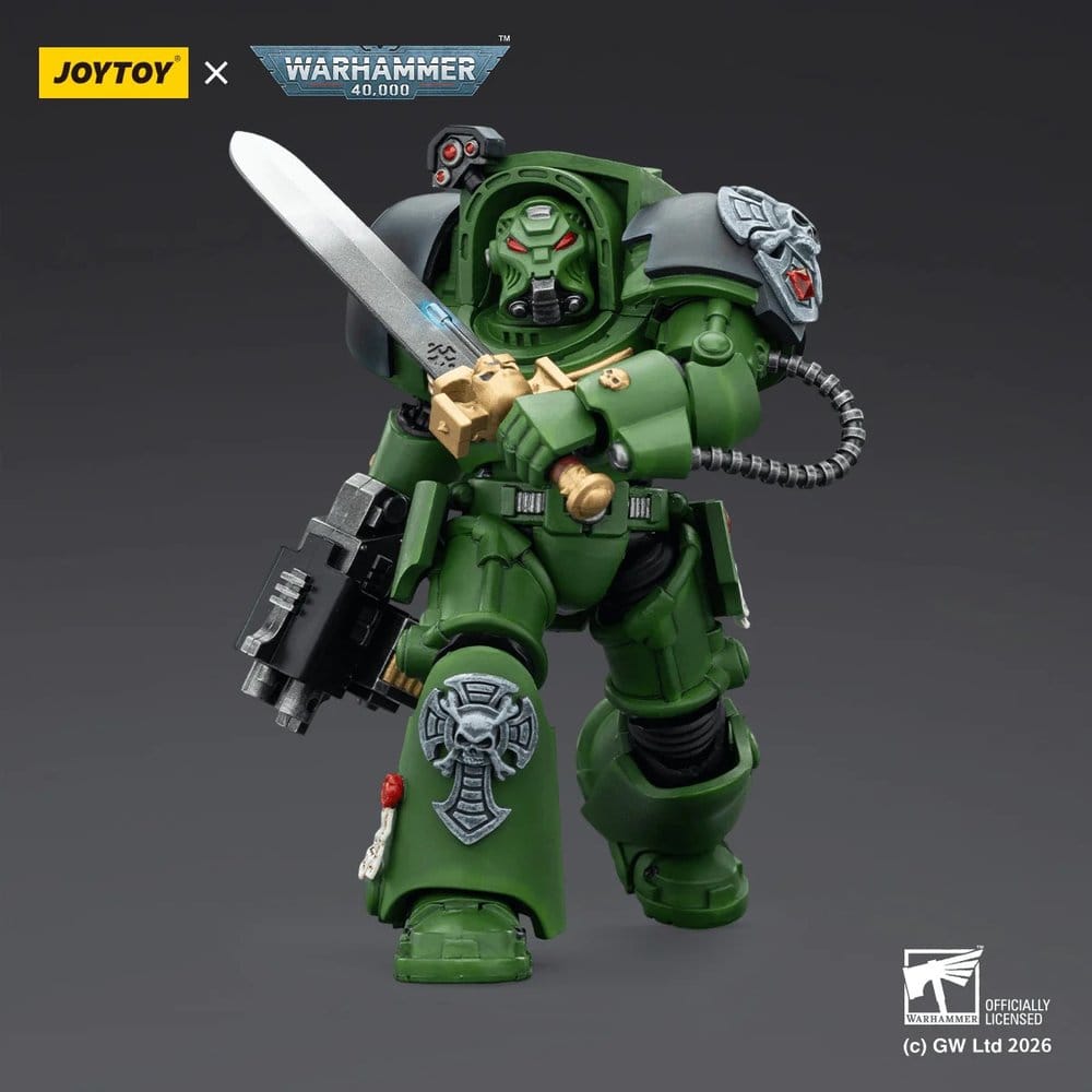 Warhammer 40,000 Figura Salamanders Terminator 1 with Power Sword and Storm Bolter 14 cm