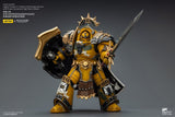 Warhammer Imperial Fists Figura Legion Praetor in Tartaros Terminator Armourwith Power Sword and Vigil Storm Shield 14 cm