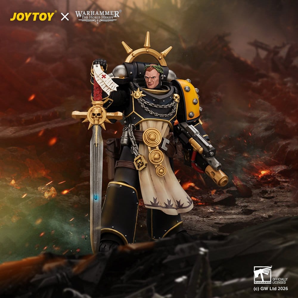 Warhammer The Horus Heresy  Figura Champion Consul Imperial Fists 12 cm