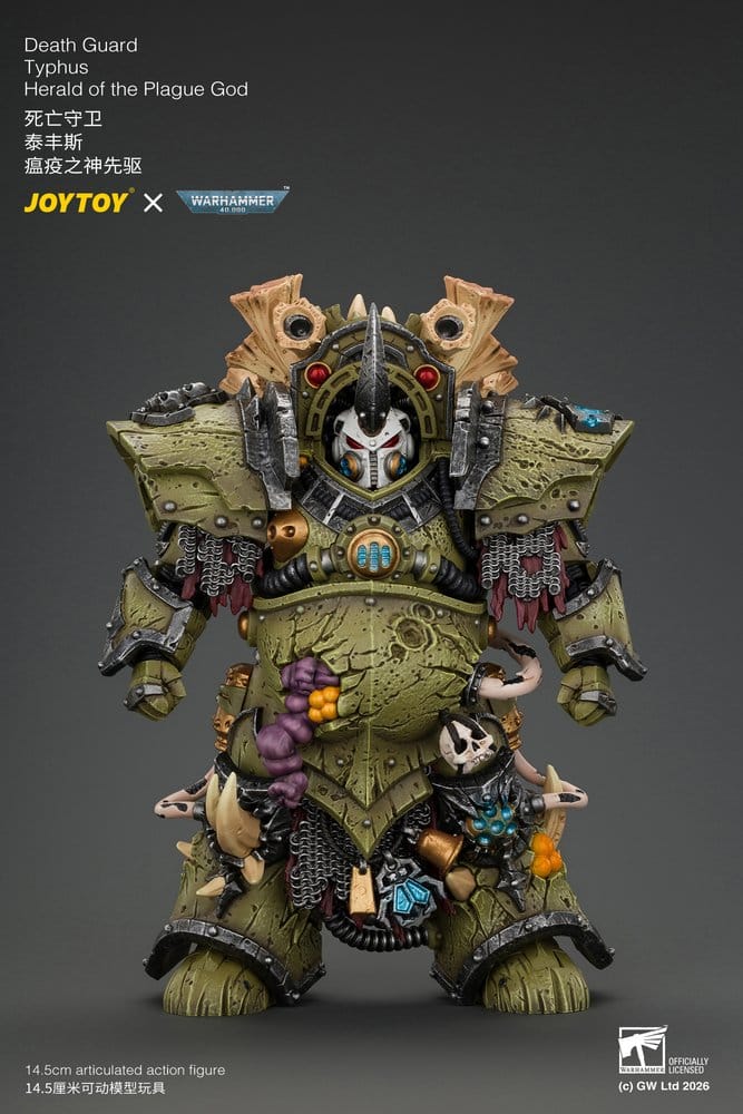 Warhammer Figura Death Guard Typhus Herald of the Plague God 15 cm