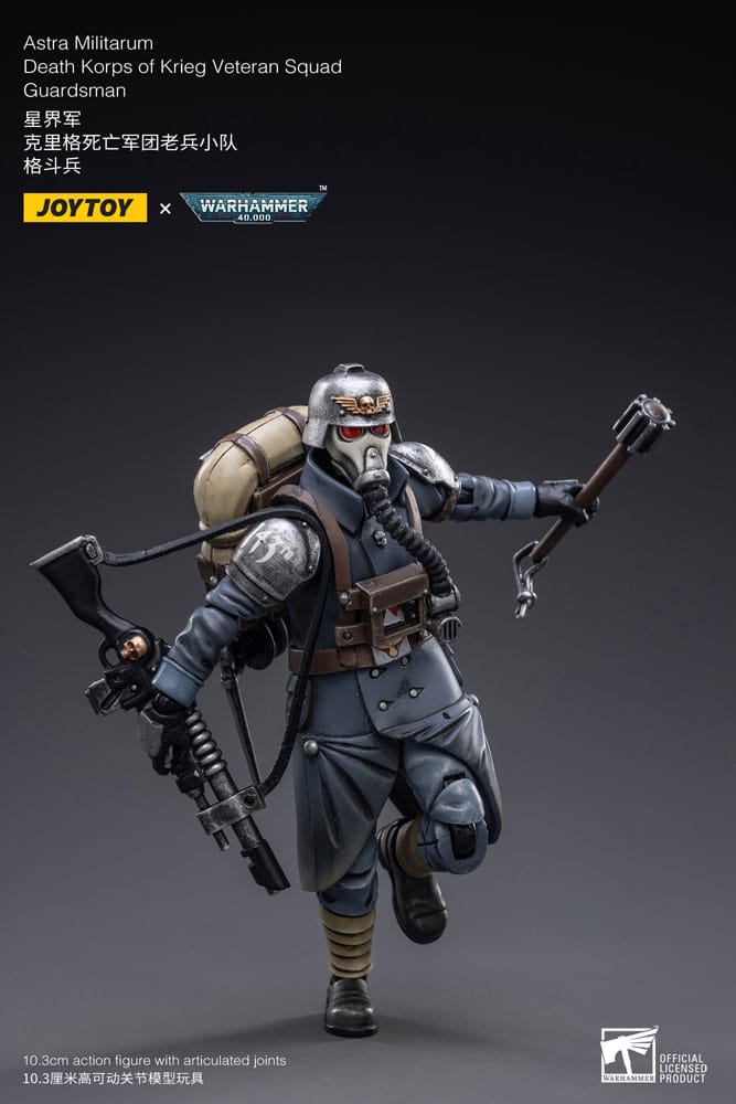 Warhammer 40k Figura 1/18 Astra MilitarumDeath Korps of Krieg Veteran Squad Guardsman 11 cm    
