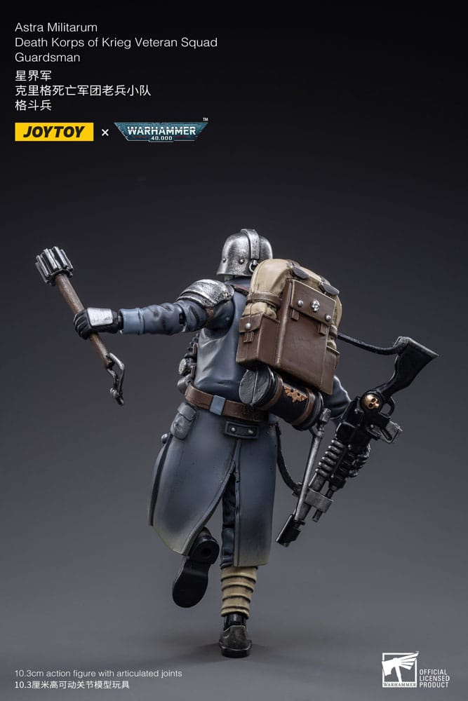 Warhammer 40k Figura 1/18 Astra MilitarumDeath Korps of Krieg Veteran Squad Guardsman 11 cm    