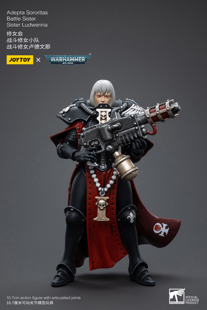 Warhammer 40k Figura 1/18 Adepta Sororitas Battle Sister Sister Ludwenna 10 cm