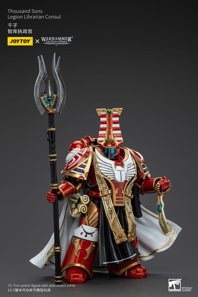 Warhammer The Horus Heresy Figura 1/18 Thousand Sons Legion Librarian Consut 16 cm      