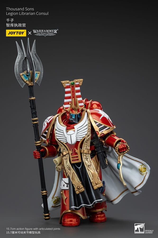 Warhammer The Horus Heresy Figura 1/18 Thousand Sons Legion Librarian Consut 16 cm      