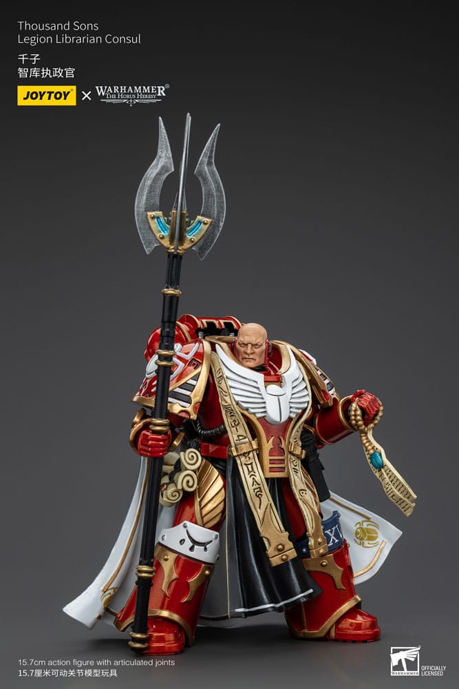 Warhammer The Horus Heresy Figura 1/18 Thousand Sons Legion Librarian Consut 16 cm      