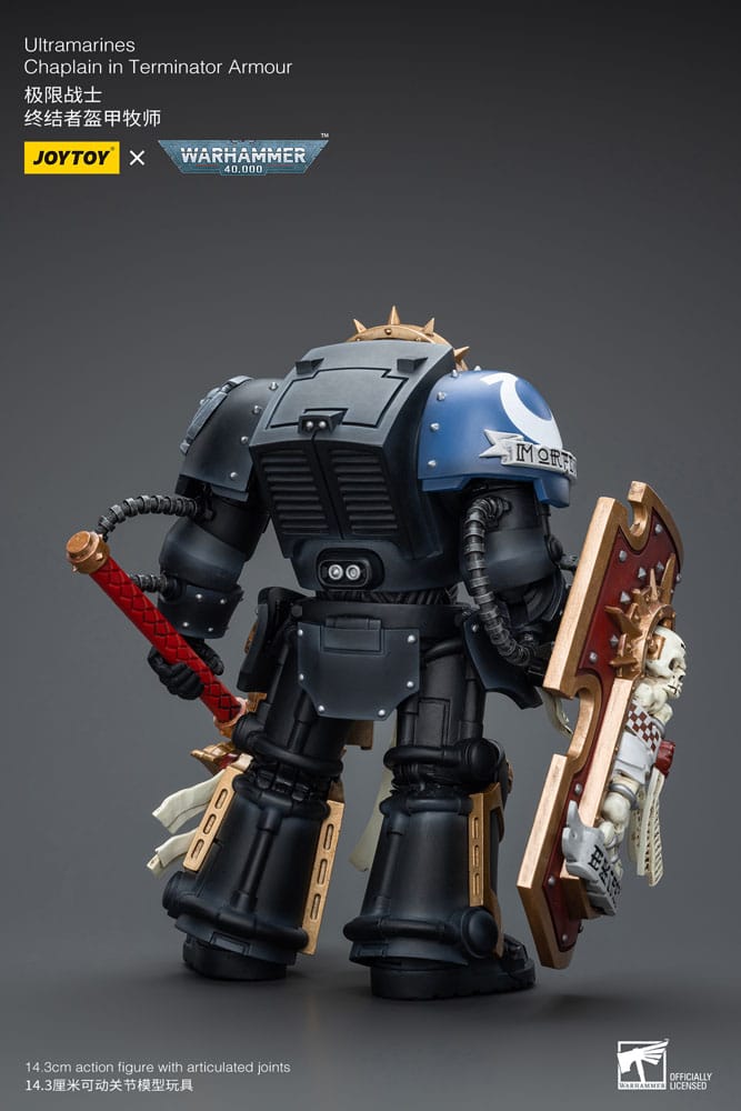 Warhammer 40k Figura 1/18 Ultramarines Chaplain in Terminator Armour 12 cm   