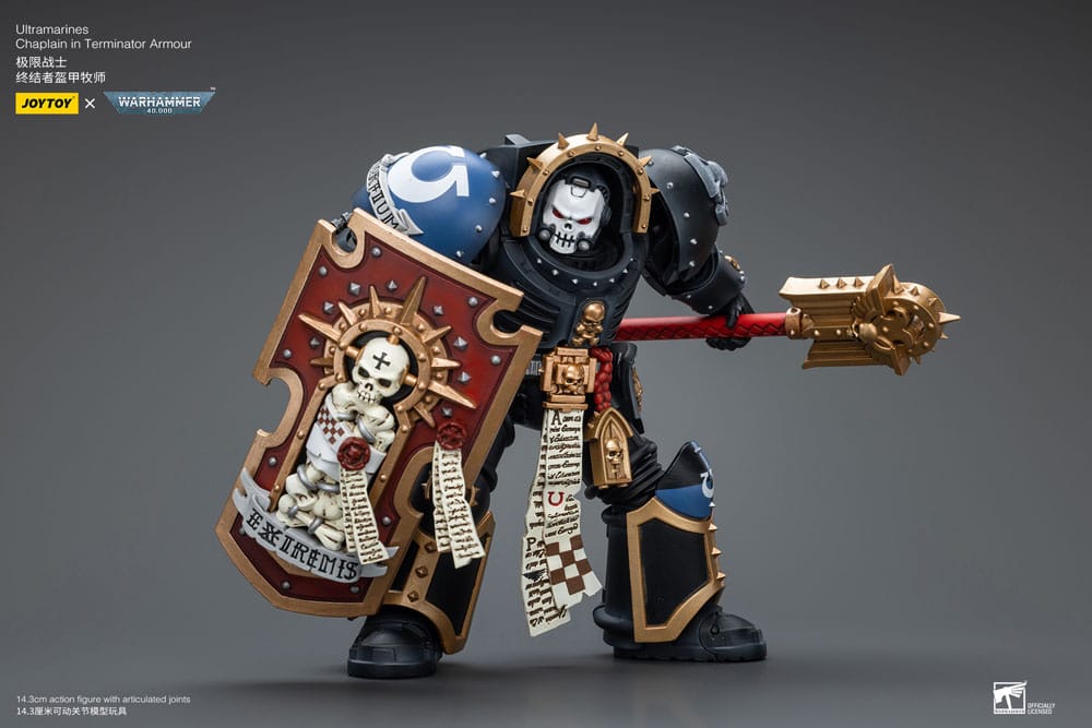Warhammer 40k Figura 1/18 Ultramarines Chaplain in Terminator Armour 12 cm   