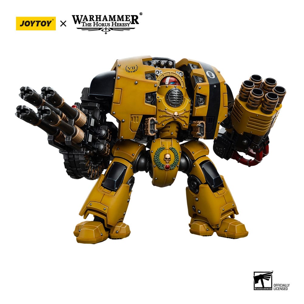 Warhammer The Horus Heresy Figura 1/18 Imperial Fists Leviathan Dreadnought with Cyclonic Melta Lance and Storm Cannon 12 cm   