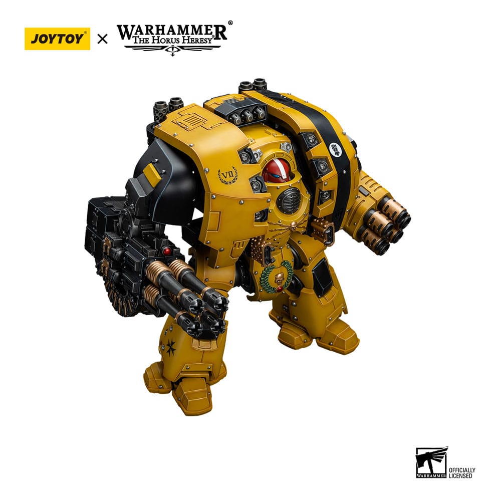 Warhammer The Horus Heresy Figura 1/18 Imperial Fists Leviathan Dreadnought with Cyclonic Melta Lance and Storm Cannon 12 cm   