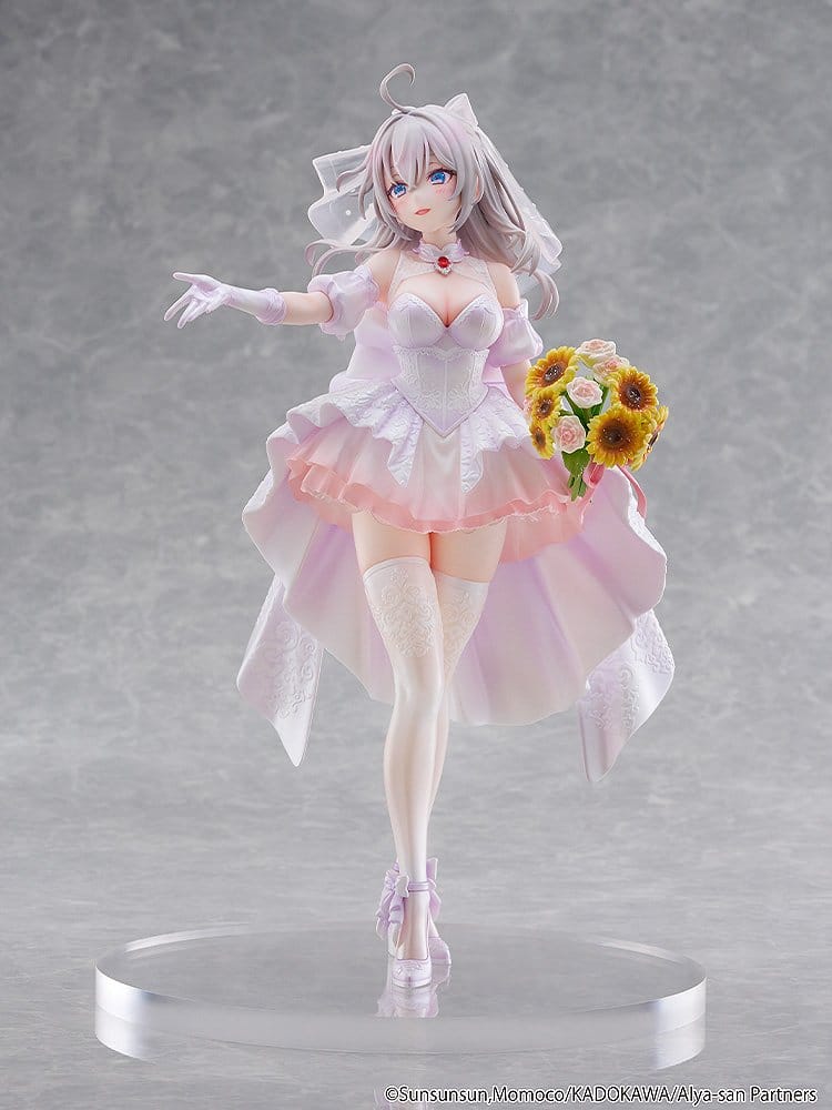 Alya Sometimes Hides Her Feelings in Russian Estatua 1/7 Alisa Mikhailovna Kujou Wedding Dress Ver. 24 cm   