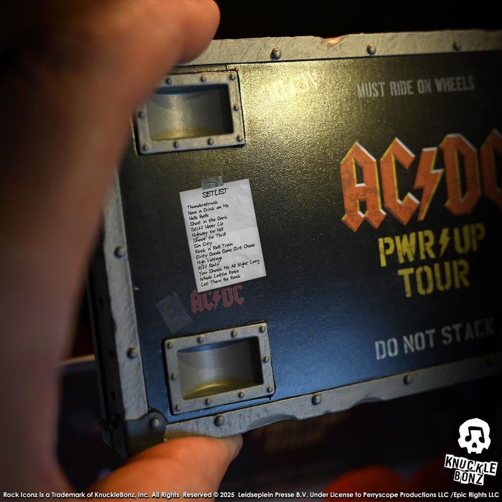 AC/DC Estatua Rock Ikonz On Tour PWR UP Tour Road Case