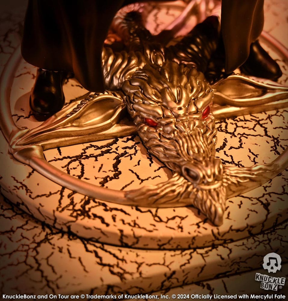 Mercyful Fate Estatua Rock Iconz King Diamond III (Black Version) 22 cm