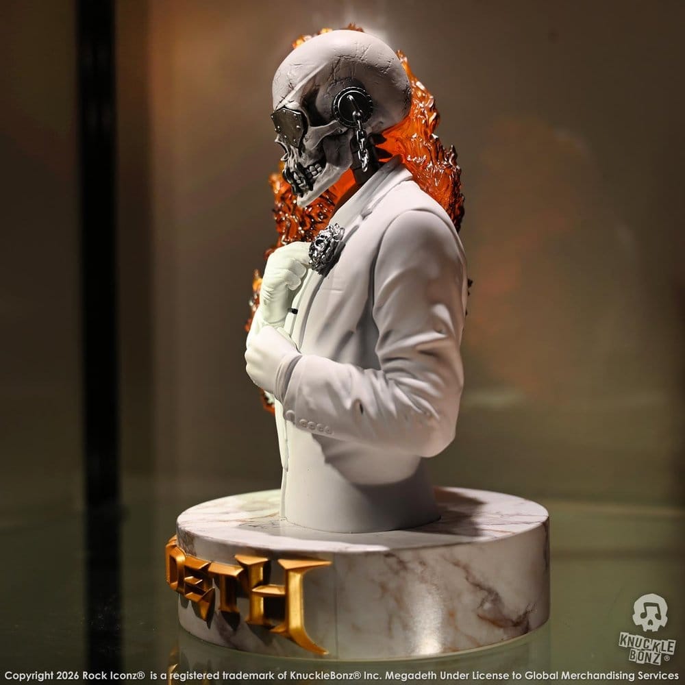 Megadeth 3D Vinyl Estatua Final Studio Album 15 cm