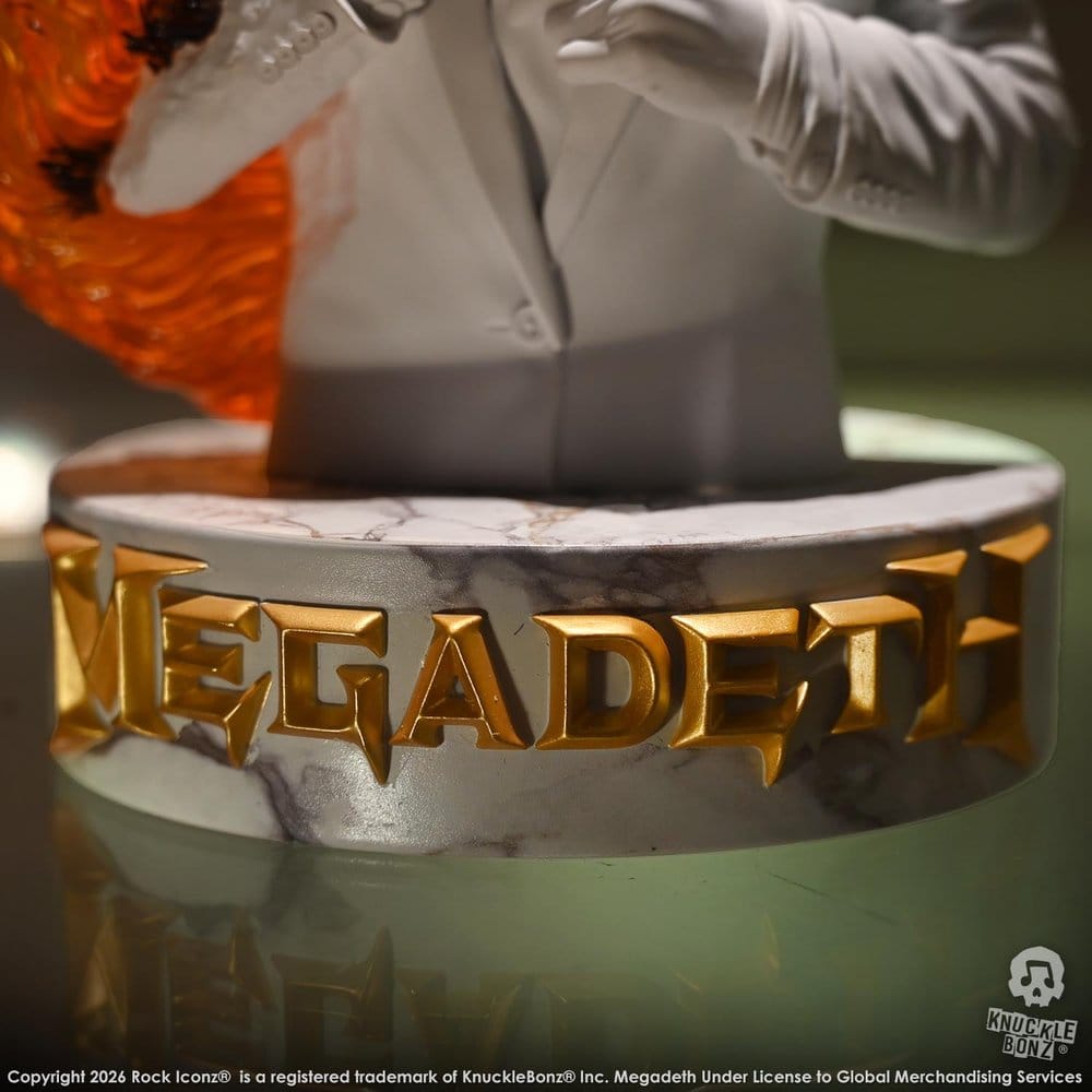 Megadeth 3D Vinyl Estatua Final Studio Album 15 cm
