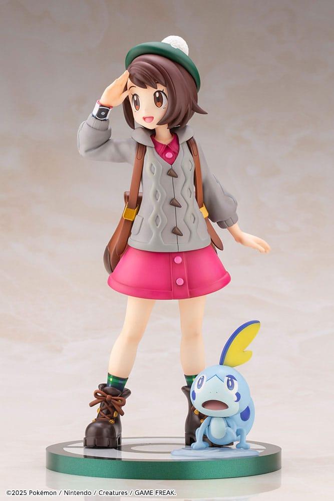 Pokémon Estatua ARTFXJ PVC 1/8 Gloria & Sobble 21 cm