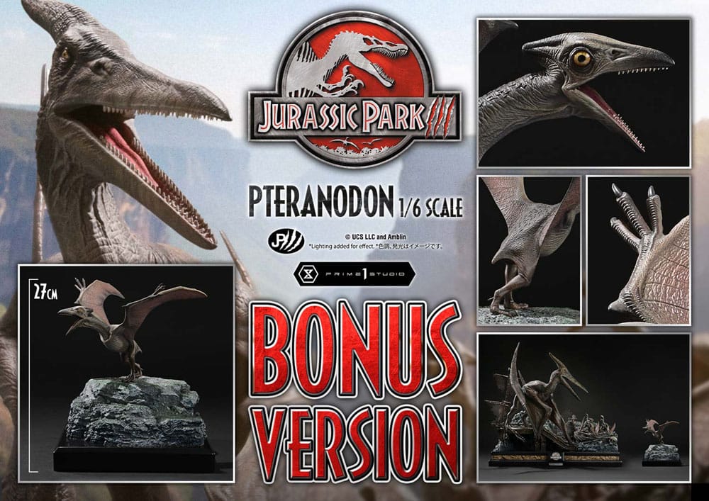 Jurassic Park III Estatua Legacy Museum Collection 1/6 Pteranodon Bonus Version 68 cm