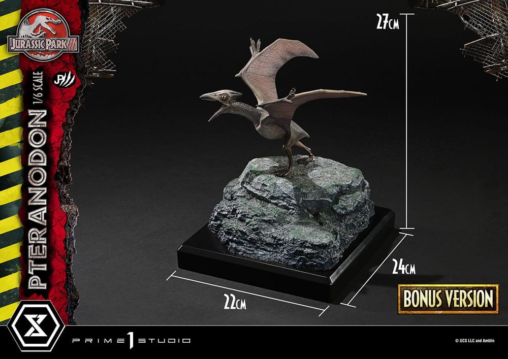 Jurassic Park III Estatua Legacy Museum Collection 1/6 Pteranodon Bonus Version 68 cm
