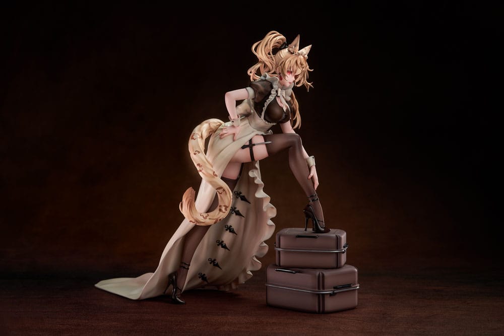Original Character Estatua PVC 1/4 Battle Maid Different Species Leopard Cat Maria 40 cm 