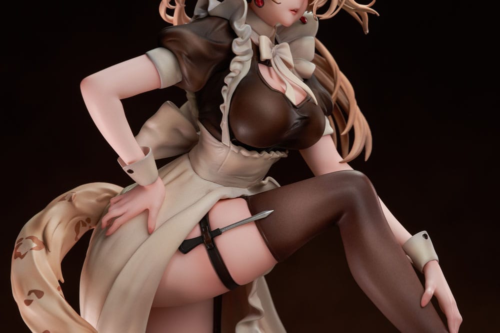 Original Character Estatua PVC 1/7 Battle Maid Different Species Leopard Cat Maria Deluxe Edition 24 cm 