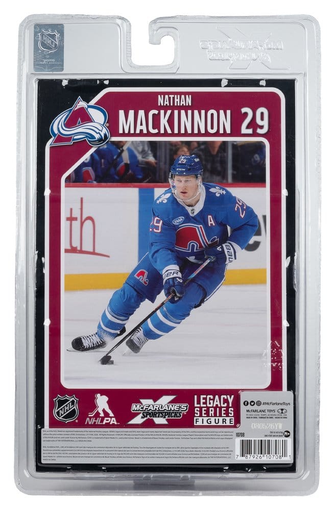 NHL McFarlane SportsPicks Figura Nathan MacKinnon (Quebec Nordiques Retro) 18 cm