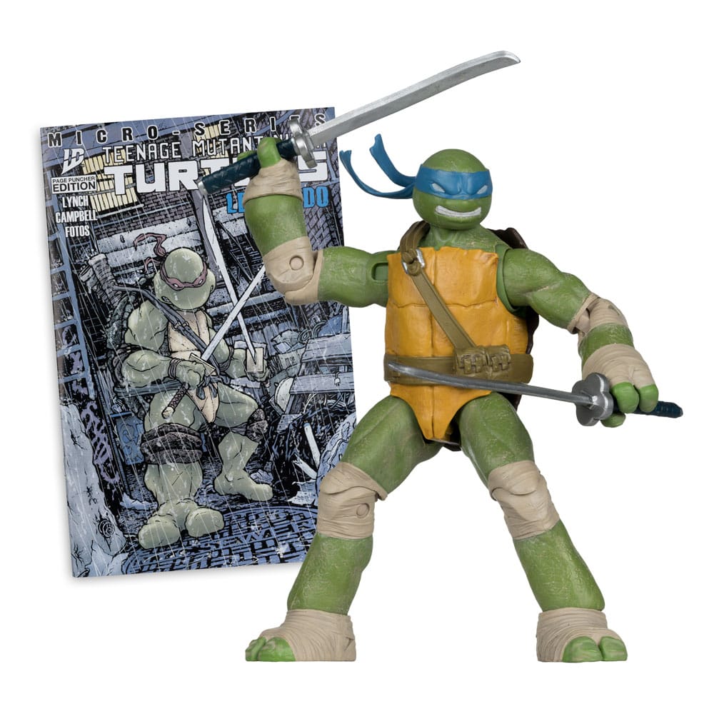 Las Tortugas Ninja Page Punchers Figura Leonardo 13 cm