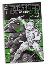 Las Tortugas Ninja Page Punchers Figura Leonardo (Black White & Green) (Red Platinum Edition) 13 cm