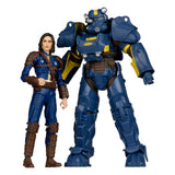 Fallout 4 Pack de 2 Figuras T-60 Vault Tec & Sole Survivor 18 cm
