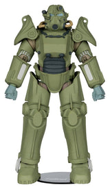 Fallout 76 Gaming Edition Figura T-45 Military Armor (Red Platinum Edition) 20 cm