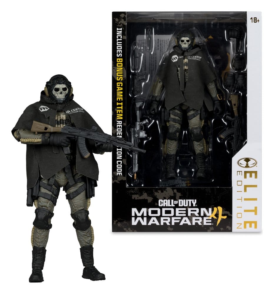 Call of Duty McFarlane Elite Edition Figura Deluxe Ghost (Call of Duty: Modern Warfare 4) #19 18 cm
