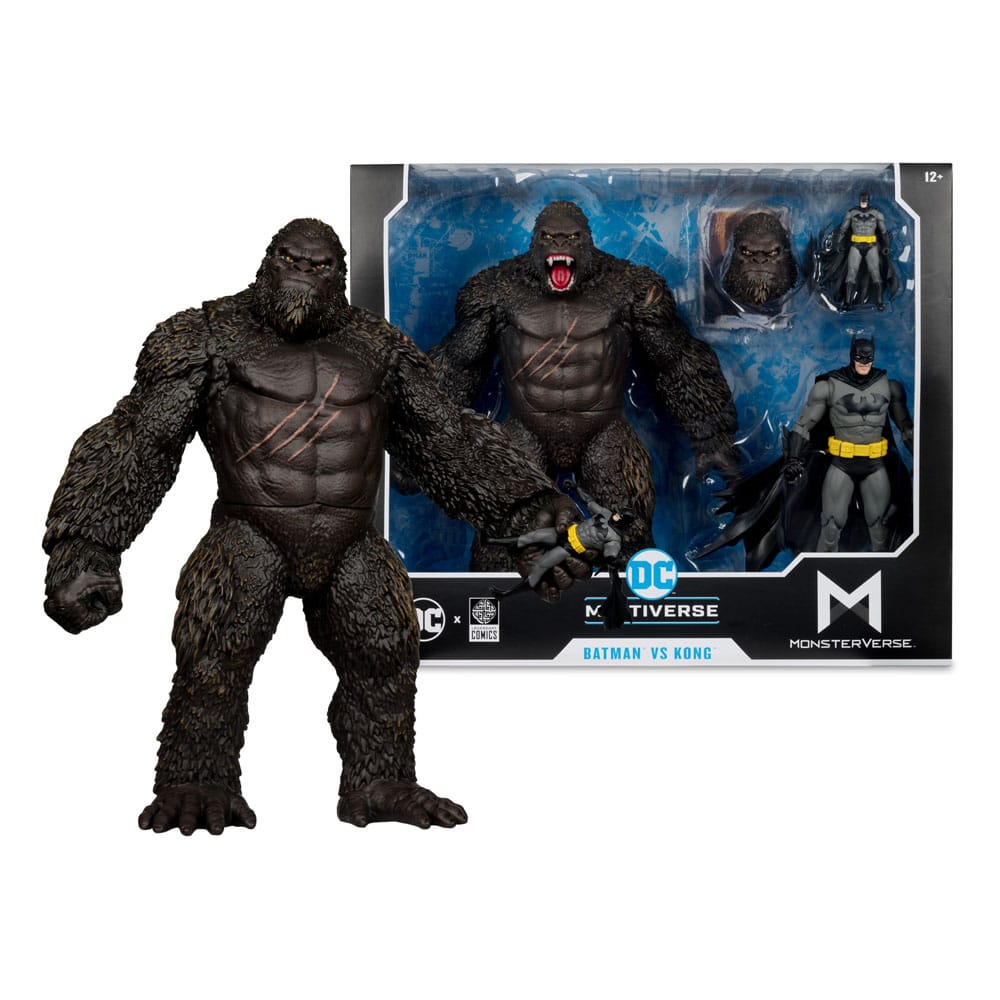 DC Justice League Monsterverse DC Multiverse Pack de 2 Figuras Batman & Kong 29 cm 