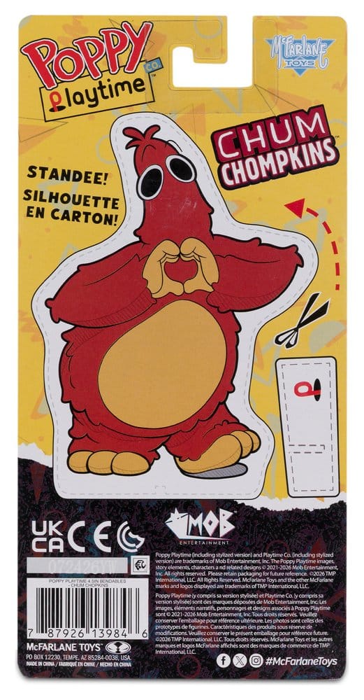 Poppy Playtime Bendables Figura Chum Chompkins 11 cm