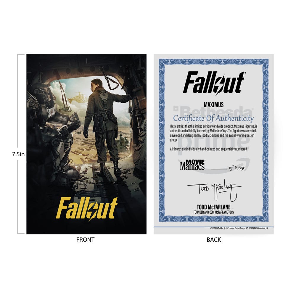 Fallout Figura Movie Maniacs Maximus (Season 2) 17 cm