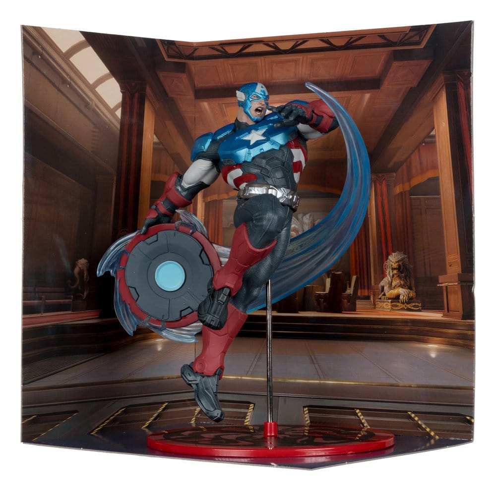 Marvel Rivals Collection Figura 1/10 Captain America 20 cm 