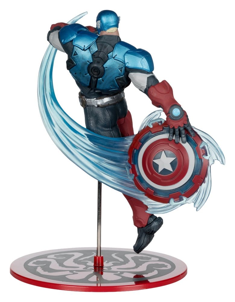 Marvel Rivals Collection Figura 1/10 Captain America 20 cm 